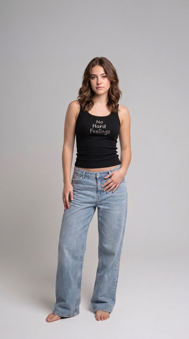 Black tank top|the ex edit collection