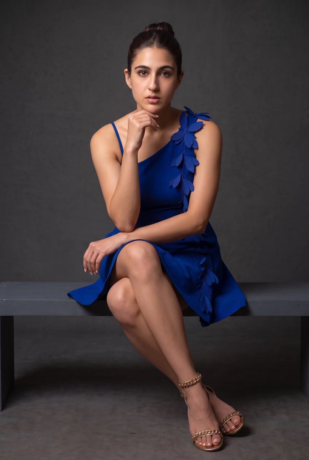 Cobalt Bloom Dress