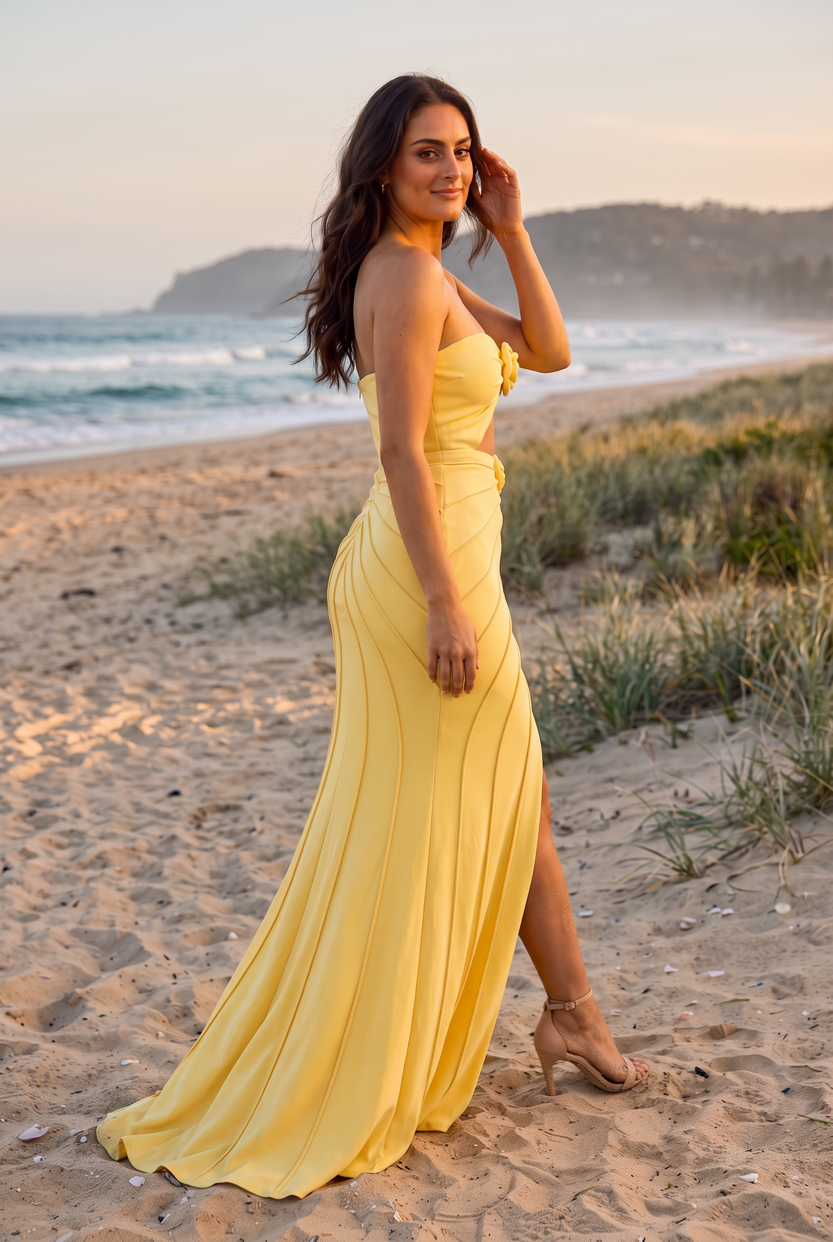 Butter Rose Gown